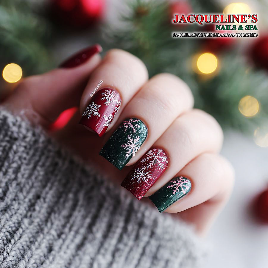 Christmas Nails at Jacqueline’s Nails and Spa